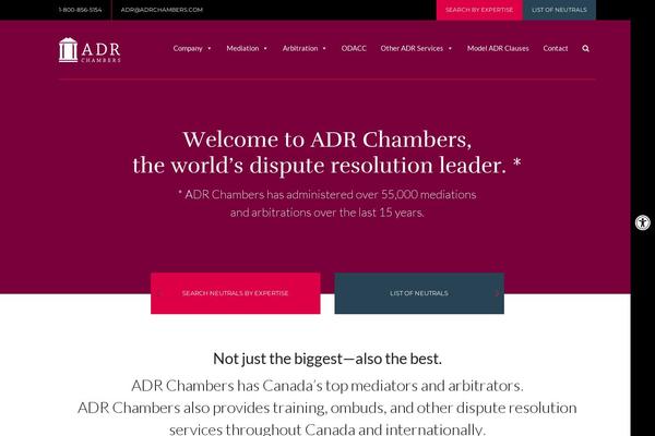 adrchambers.com site used Adrc