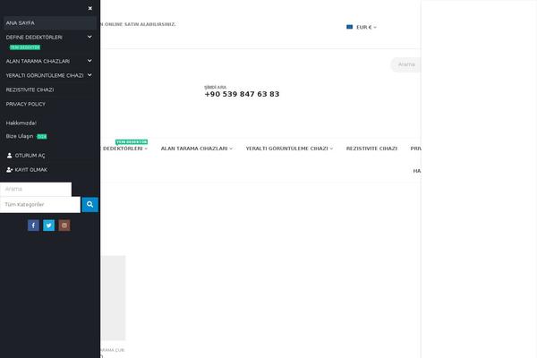 Porto theme site design template sample