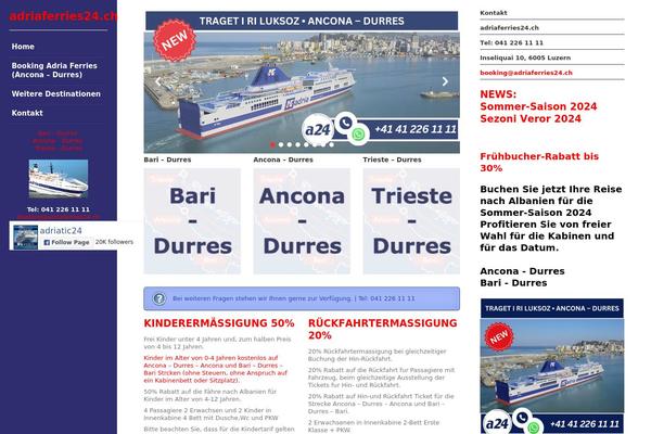 adriaferries24.ch site used Vitrux