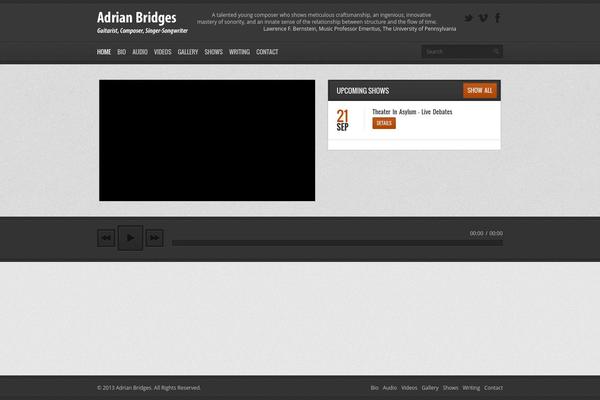 adrianbridges.com site used Replay
