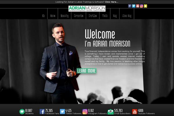 adrianmorrison.com site used Adrianmorrison