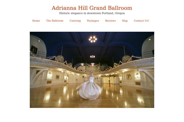 adriannaballroom.com site used Lagom