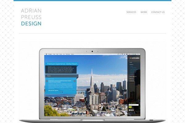 adrianpreussdesign.com site used Adrian