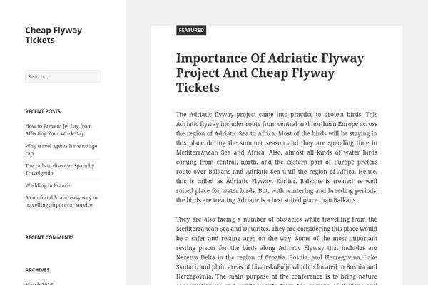 adriaticflyway.com site used Travel_head