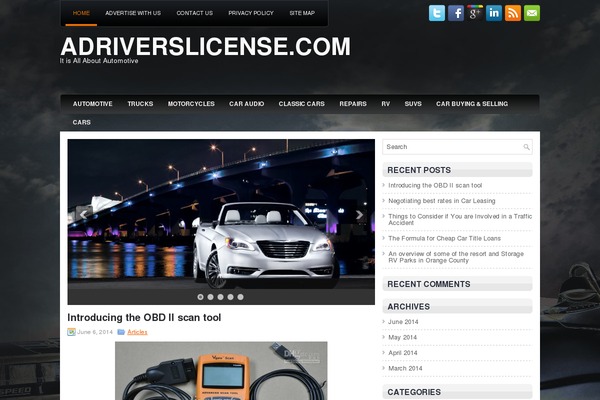 adriverslicense.com site used Carsrace