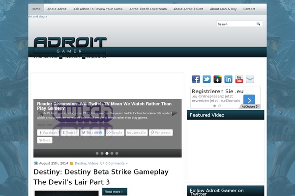 adroitgamer.com site used Supergames