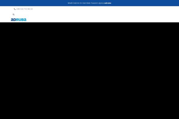 Adruba theme site design template sample