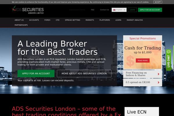 ads theme websites examples