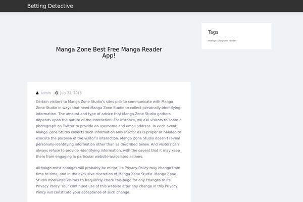 WordPress website example screenshot