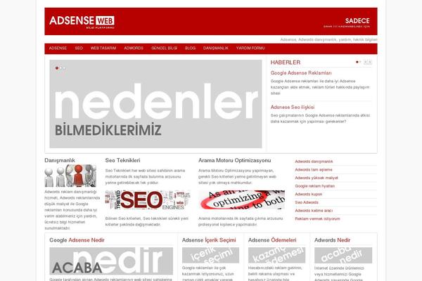 adsenseweb.com site used Adsense