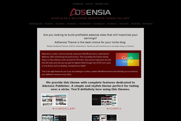 adsensia.com site used Adsensiapro