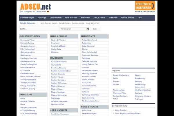 Wpclassifieds theme site design template sample