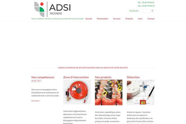 adsi-incendie.fr site used U-design-2019