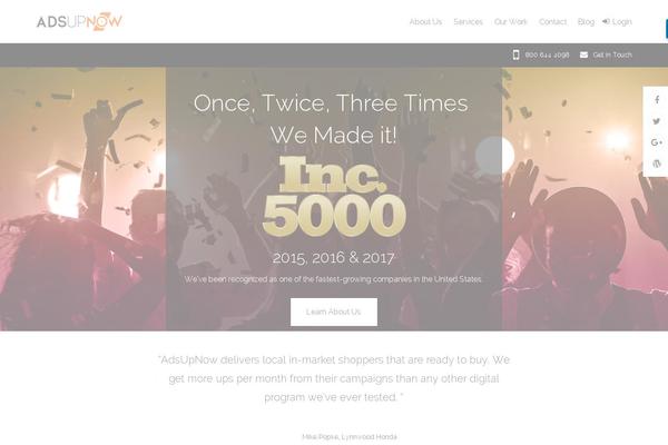 WordPress website example screenshot