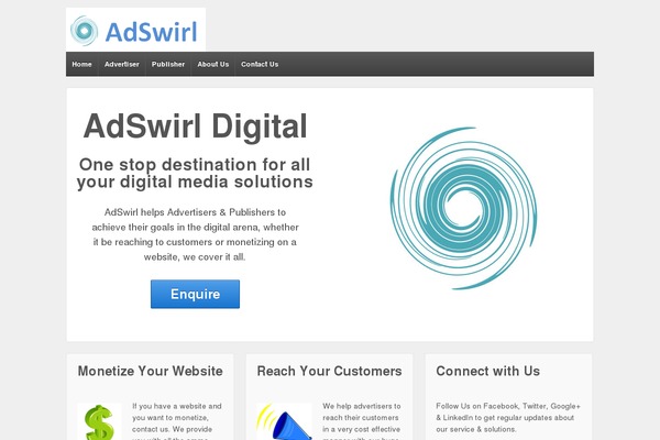 Vantage theme site design template sample