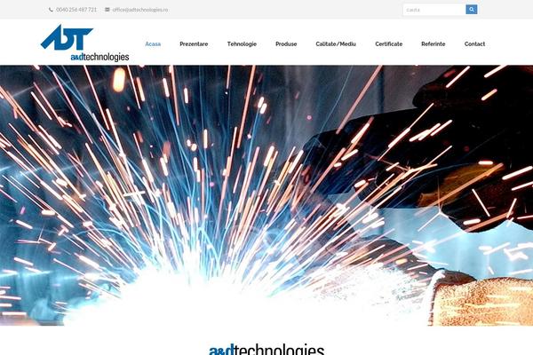 Electrify theme site design template sample