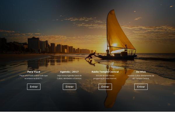 Divi Child theme site design template sample