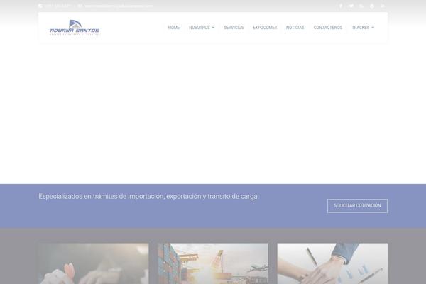 TransPress theme site design template sample