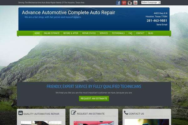 advanceautocar.com site used Theme-1