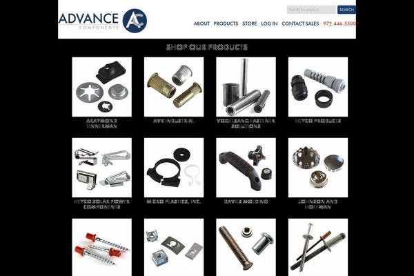 advancecomponents.com site used Advance
