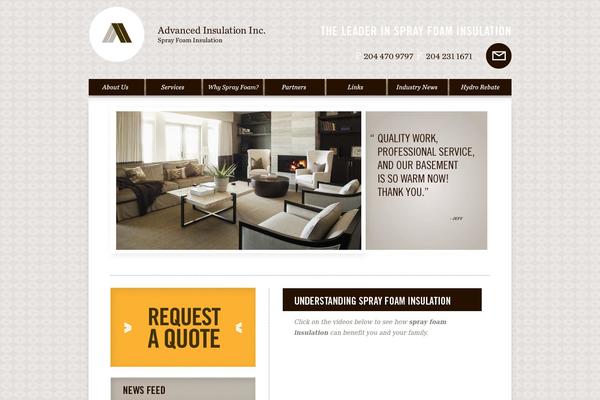 advanced-insulation.ca site used Advanced [theme In Modified Directory]