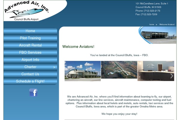 advancedaircb.com site used Corporateblue