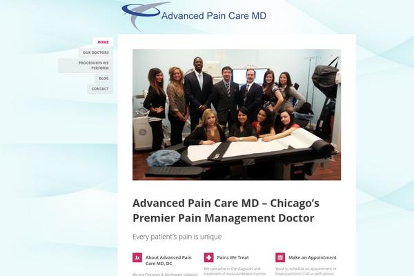 advancedpaincaremd.com site used ApexClinic