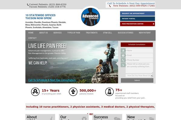 Ultimatum theme site design template sample