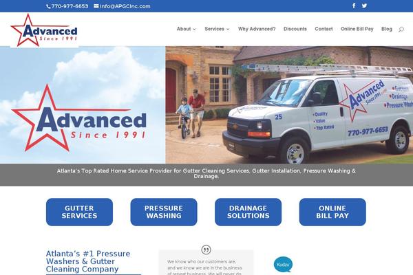 Divi Child theme site design template sample