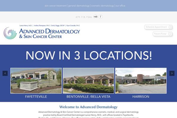 advancedskinmd.com site used Wp-studio