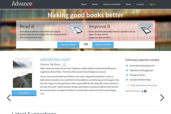 WordPress website example screenshot