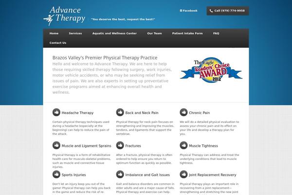 WordPress website example screenshot