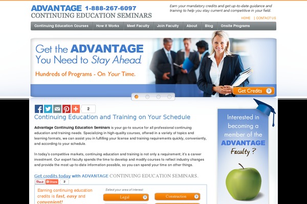 advantagecontinuingeducationseminars.com site used Aces