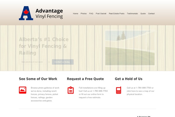 advantagevinylfencing.com site used Advantagevinyl