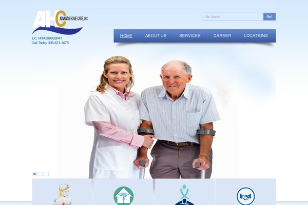 advantishomecare.com site used Theme1499