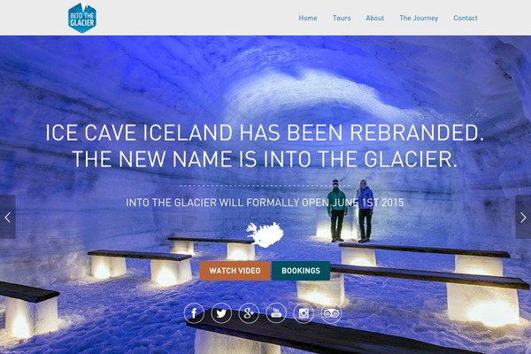 adventure.is site used Icecavetheme