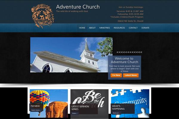 adventurecommunitychurch.com site used Restore-church-theme-bundle-child-theme