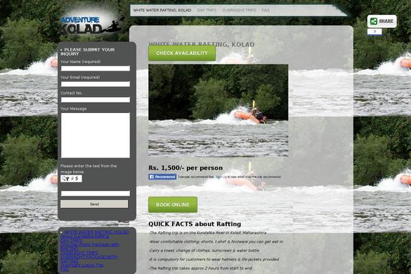adventurekolad.com site used Rafting