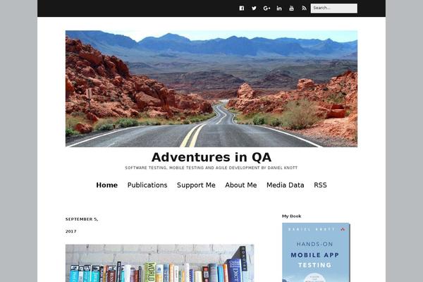 adventuresinqa.com site used GeneratePress