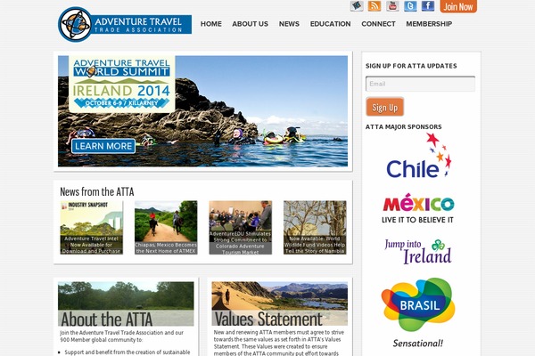 adventuretravel.biz site used Metro_10_v2