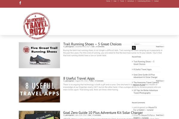 Avada theme site design template sample