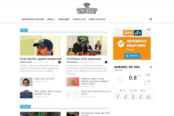 WordPress website example screenshot
