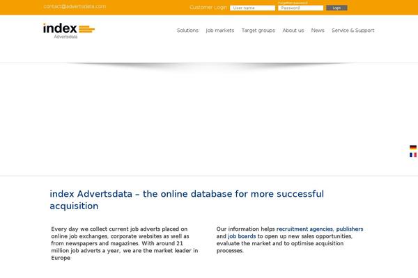 WordPress website example screenshot