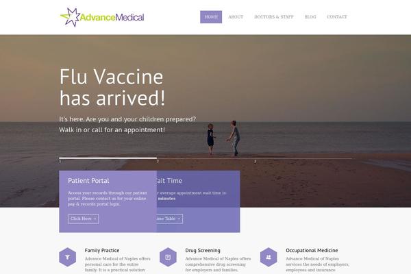 MediCenter theme site design template sample
