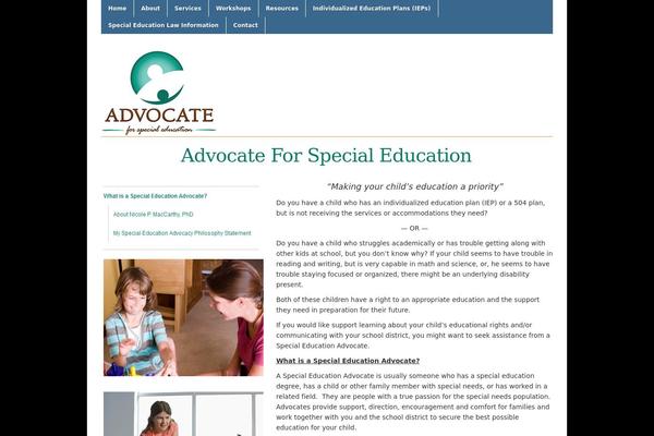 advocate4specialed.com site used Academica