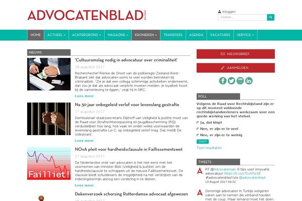 advocatenblad.nl site used Advocatenblad