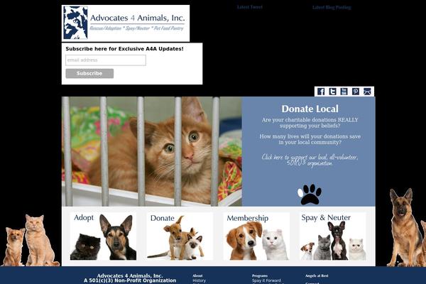 advocates4animals.com site used A4a