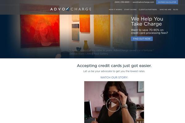 advocharge.com site used Advo