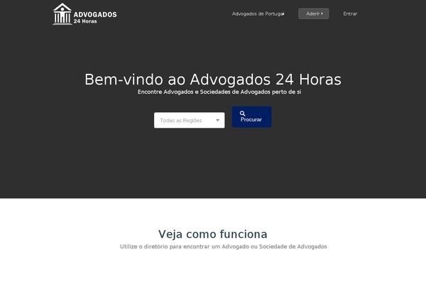 advogados24h.com site used Adv24h