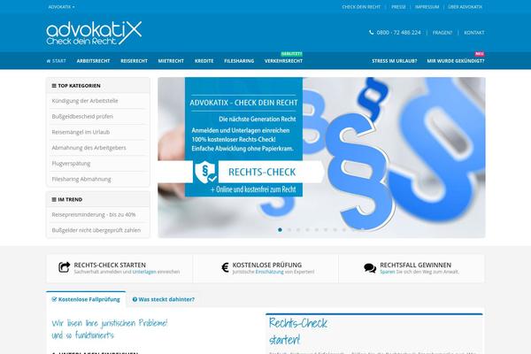 Site using Elementor plugin